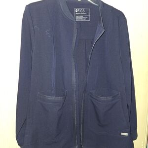 Figs Deep Blue Professional Jacket